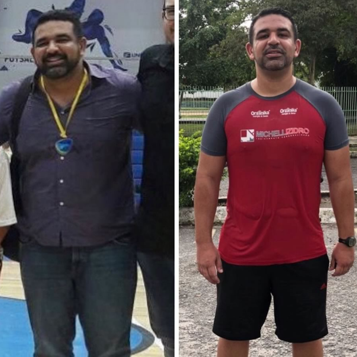 Adriano, antes e depois